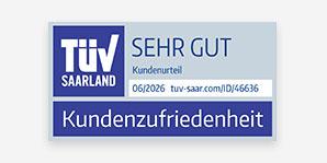 Note 1,6 – Hohe Kundenzufriedenheit mit Zertifikat