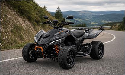 Sportliches Quad für Freizeit- und Straßeneinsatz