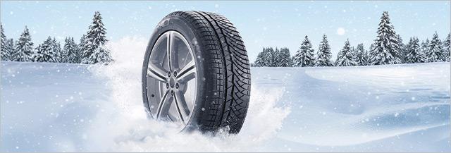 Winterkomplettrad mit Winterreifen und Felge