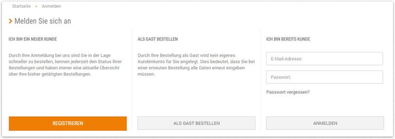 Anmeldung
