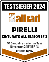 Pirelli CINTURATO ALL SEASON SF3 im Test