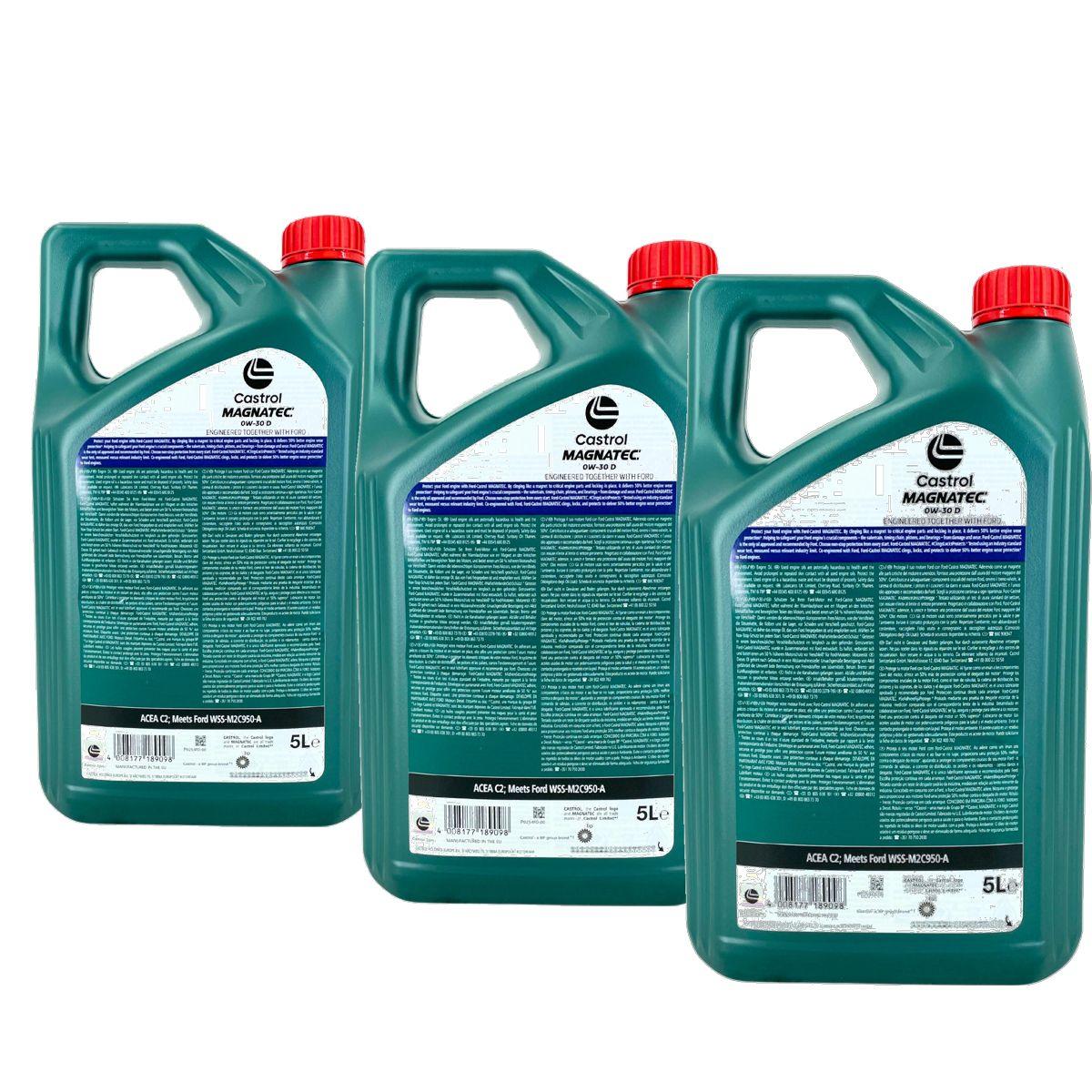 Ford Castrol Magnatec 0W-30 D 3x5 Liter