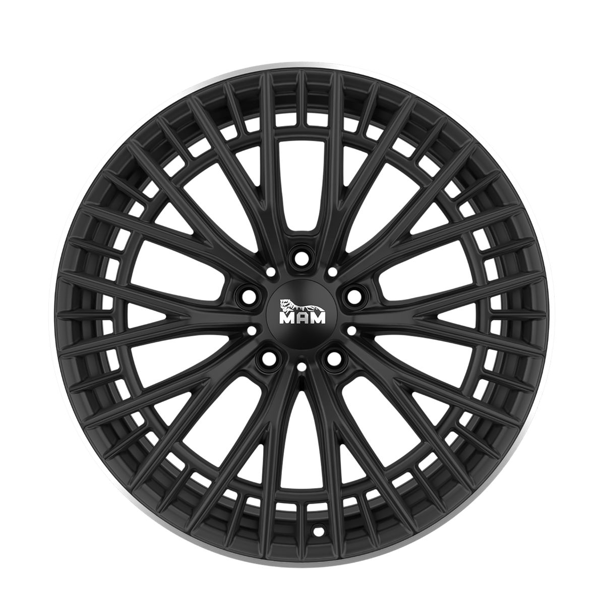 MAM WHEELS MAM GT2 matt black lip polished 8.5Jx19 5x120 ET35