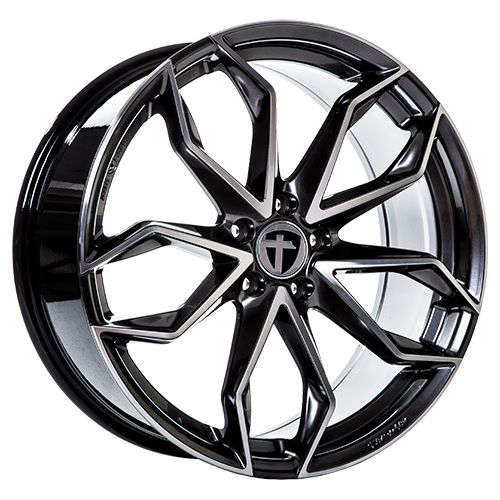 TOMASON TN22 dark hyperblack polished 10.0Jx22 5x130 ET50