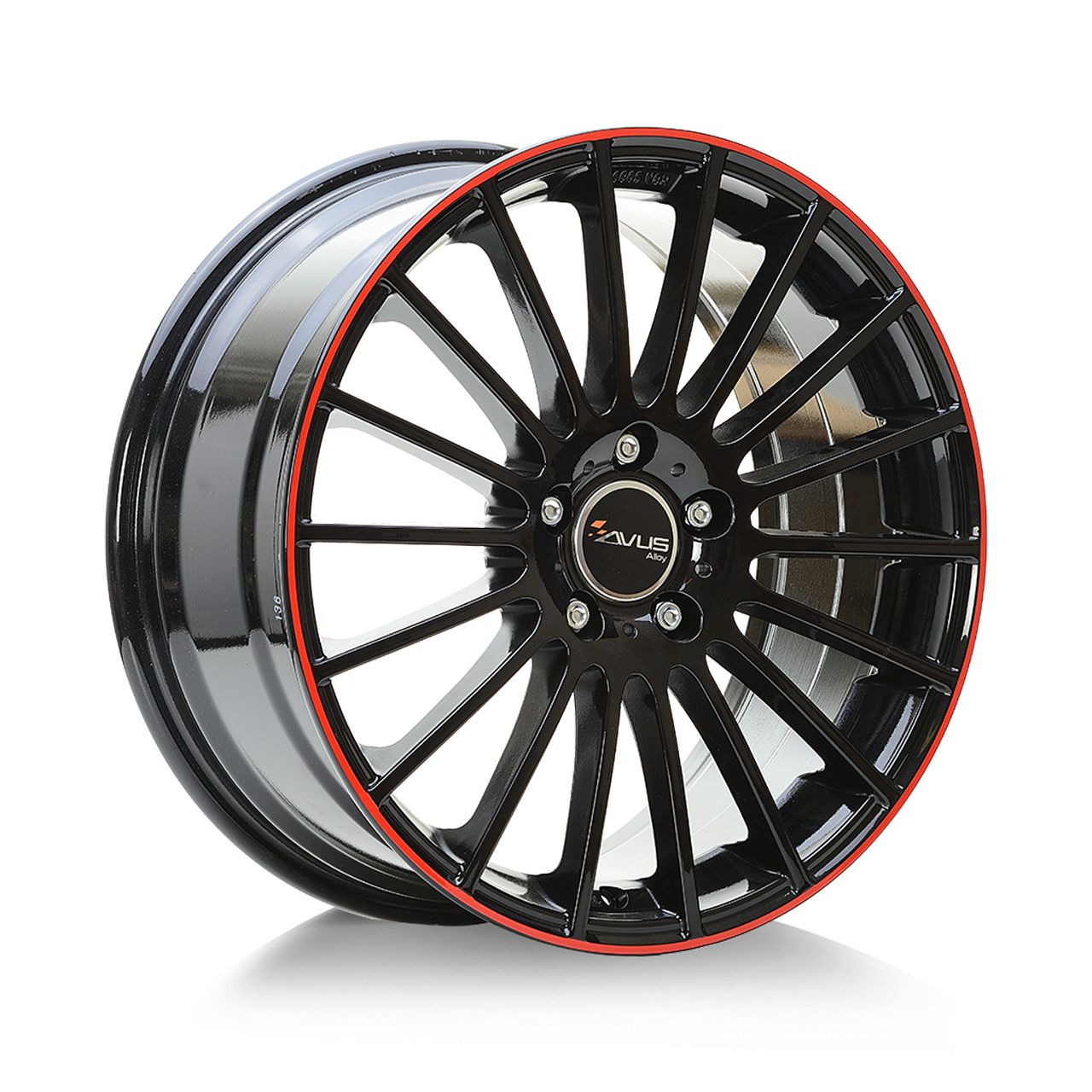AVUS RACING AC-M03 black red line 8.0Jx19 5x112 ET35