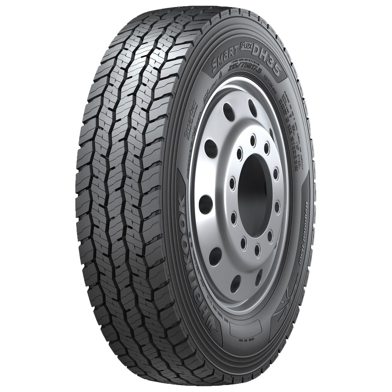 HANKOOK 205/75 R 17.5 TL 124/122M SMARTFLEX DH35 12PR M+S 3PMSF (KOR)