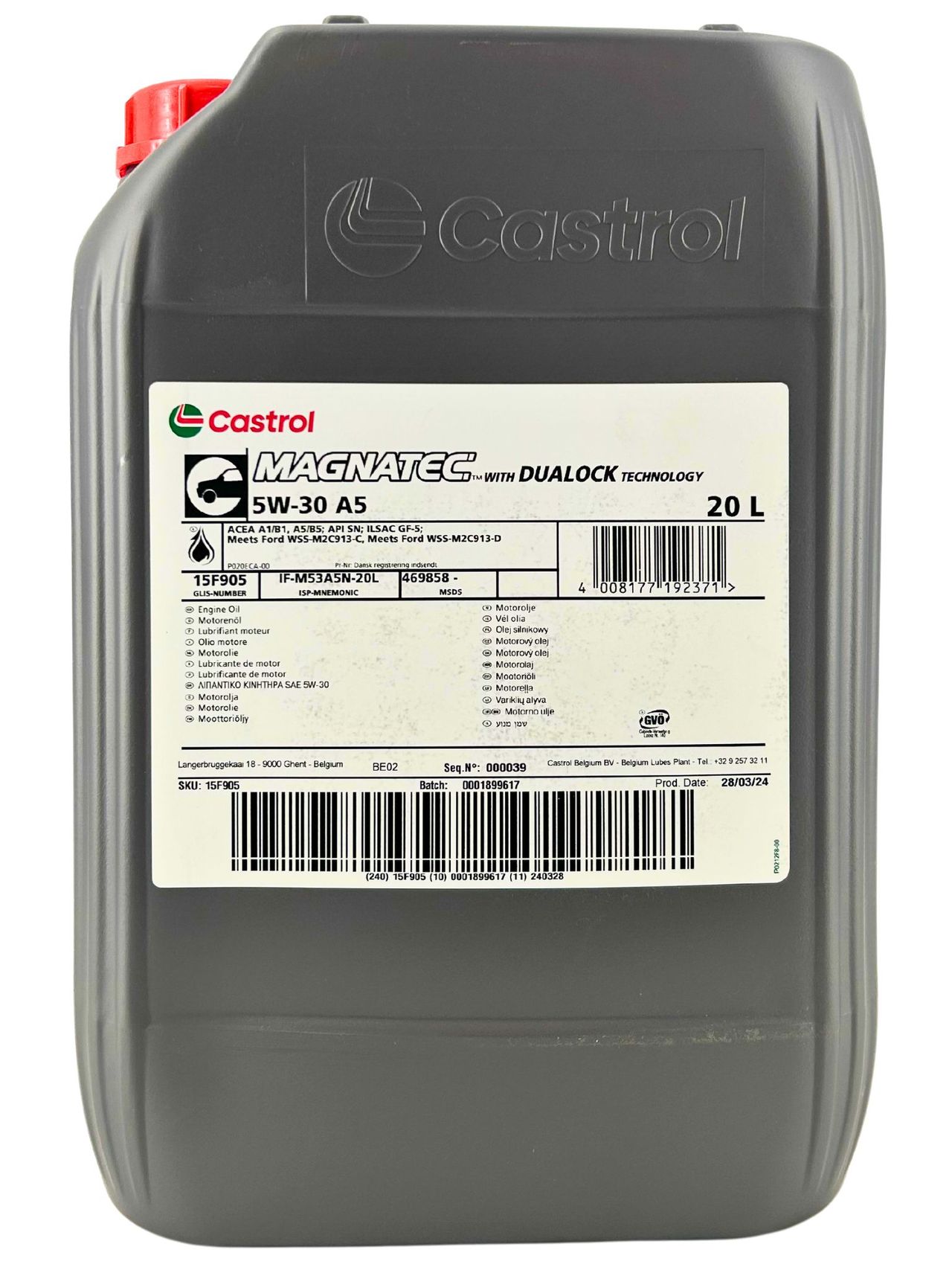 Castrol Magnatec 5W-30 A5 20 Liter