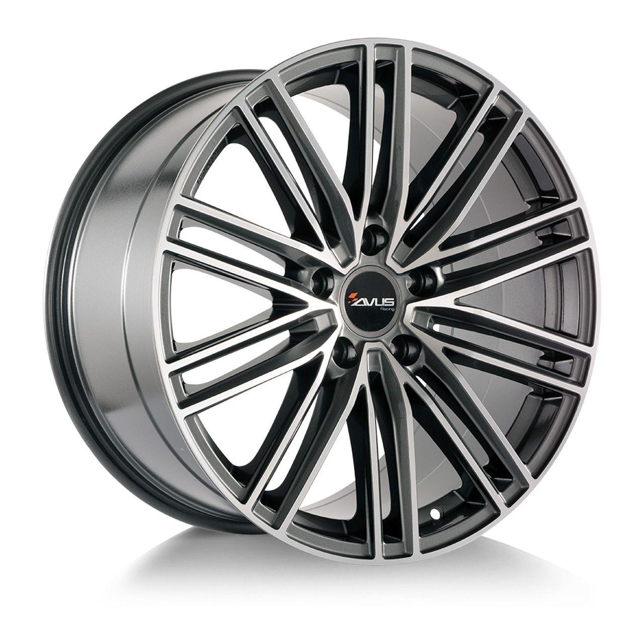 AVUS RACING AC-M08 anthracite polished 10.5Jx20 5x130 ET55