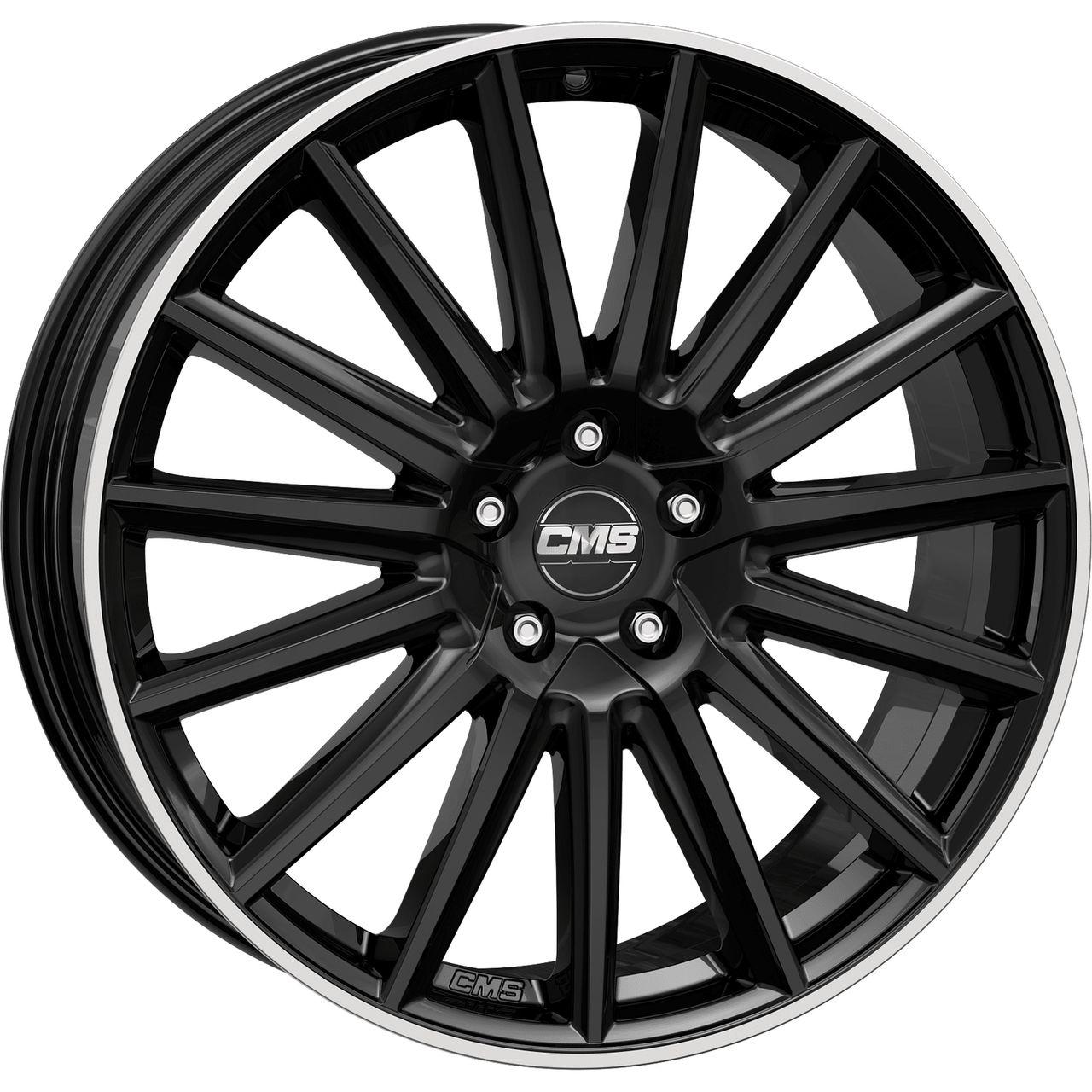 CMS C23 diamond rim black gloss 8.0Jx18 5x112 ET44.9