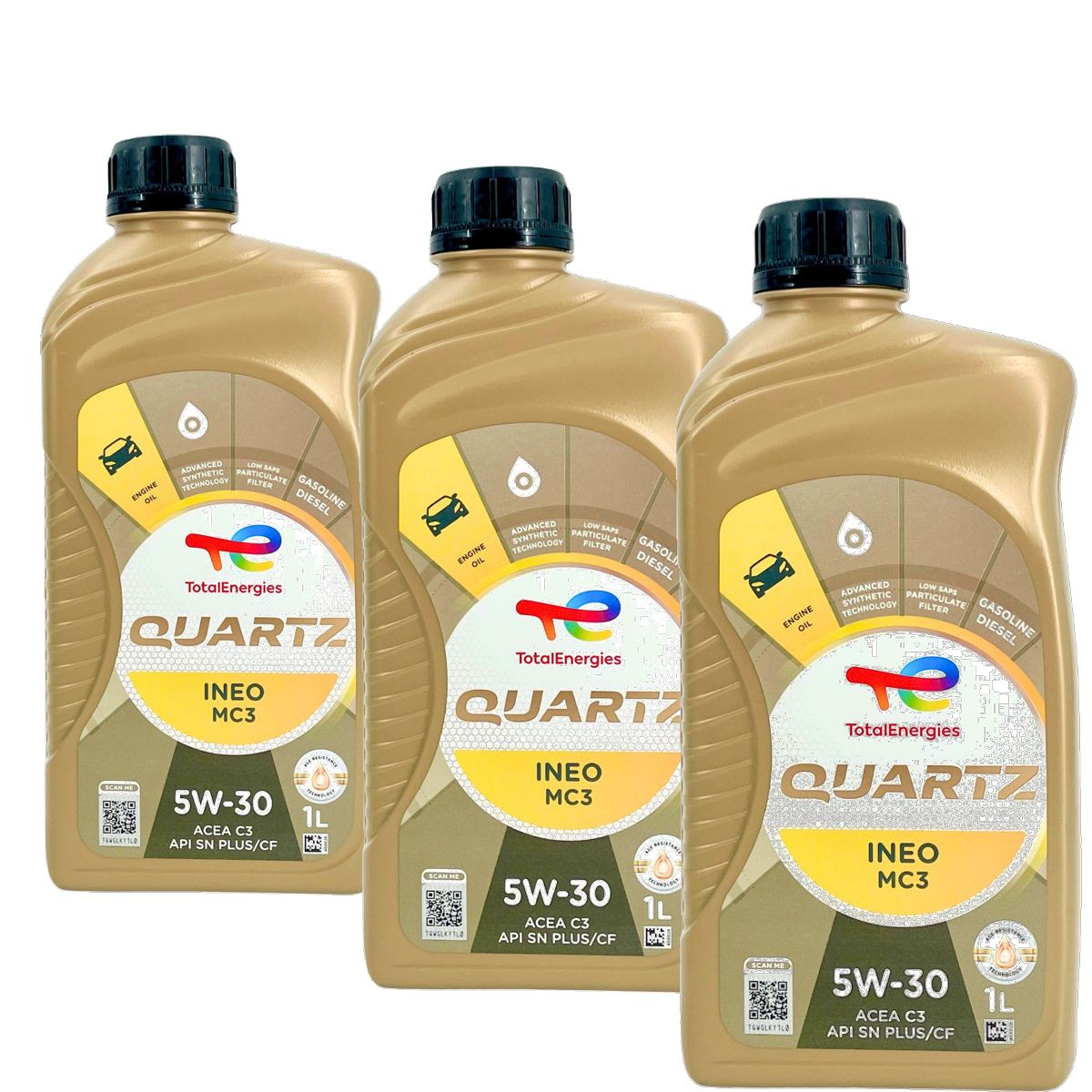 Total Quartz Ineo MC3 5W-30 3x1 Liter