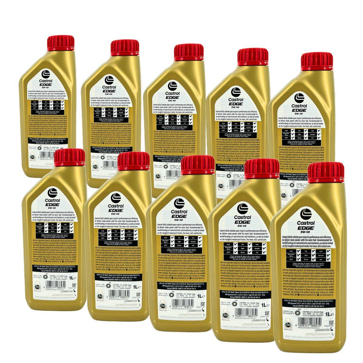 Castrol Edge 5W-40 10x1 Liter