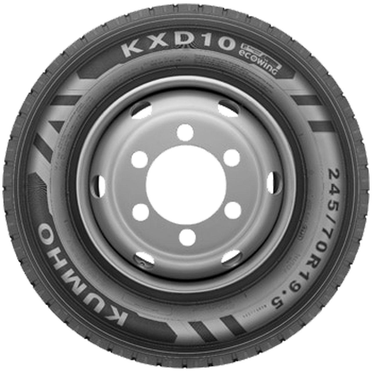 KUMHO 315/60 R 22.5 TL 152/148L KXD10 16PR M+S 3PMSF LRH (KOR)