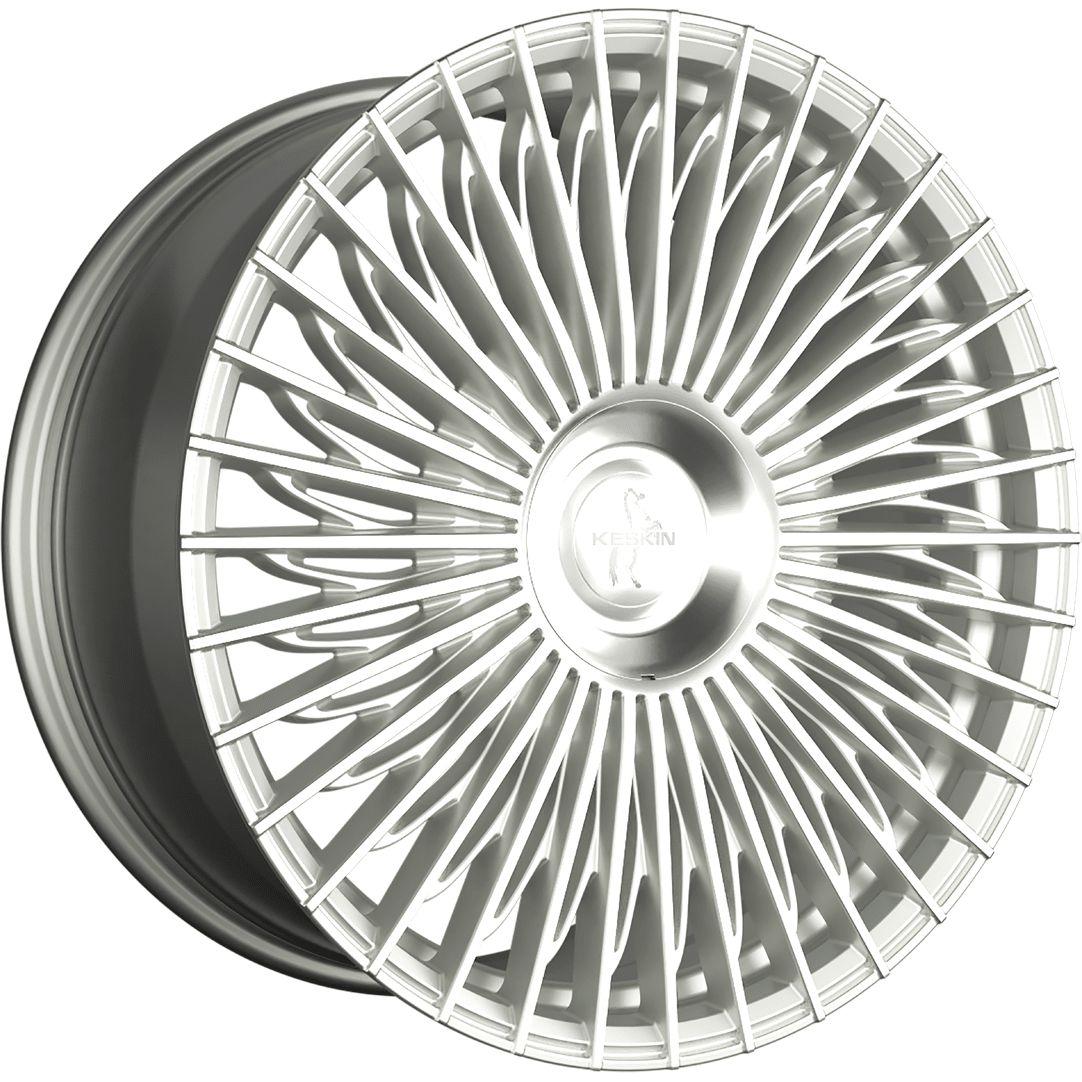 KESKIN WHEELS KT X1 EXCLUSIVE silver front polished 9.5Jx21 5x112 ET50