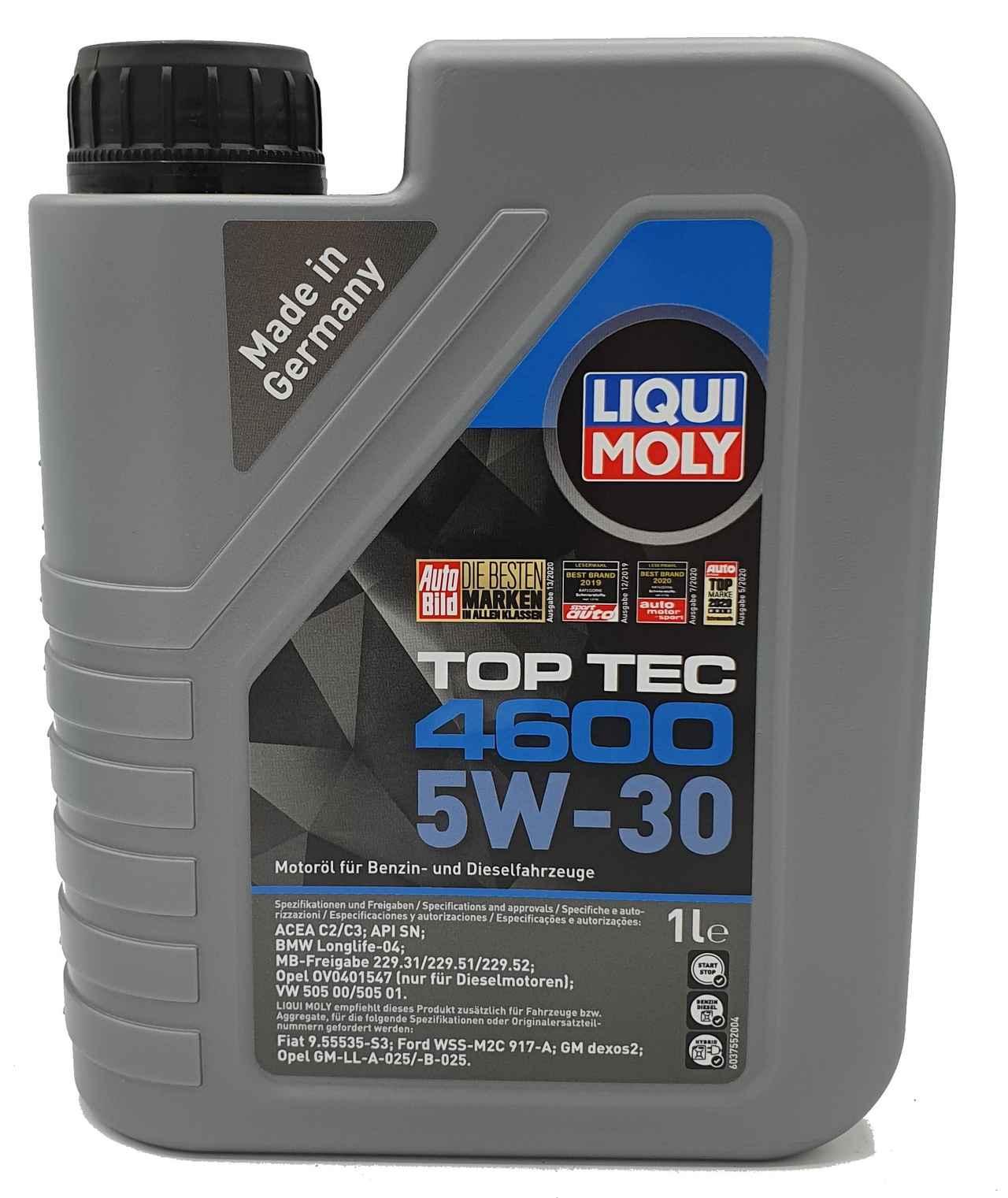 liqui moly top tec 4600 5w-30