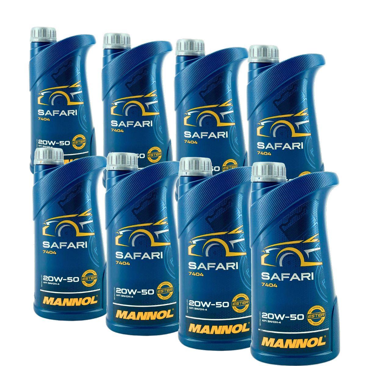 Mannol Safari 20W-50 8x1 Liter