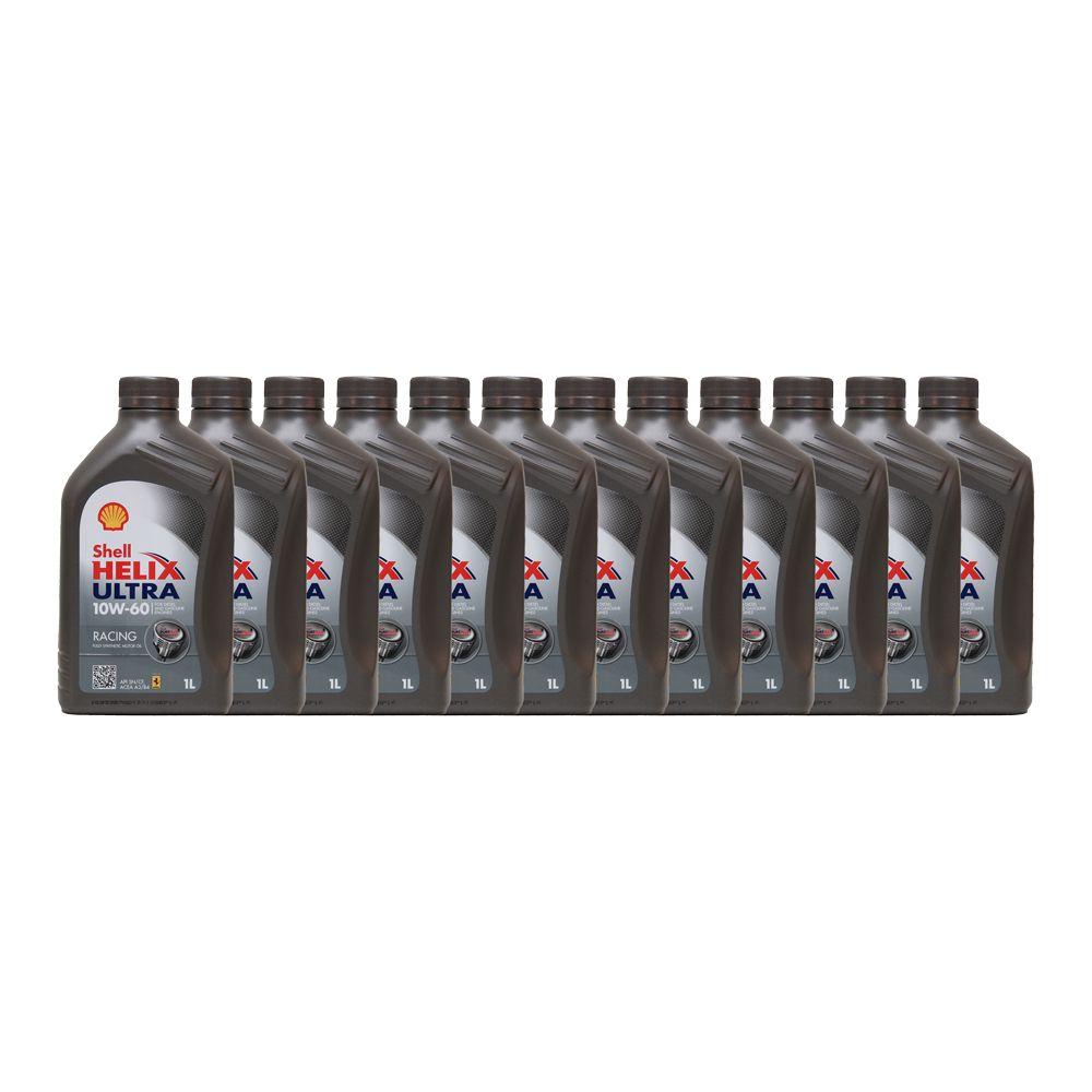 Shell Oil Racing Shell Helix Ultra Racing 10W-60 12x1 Liter | R38496029