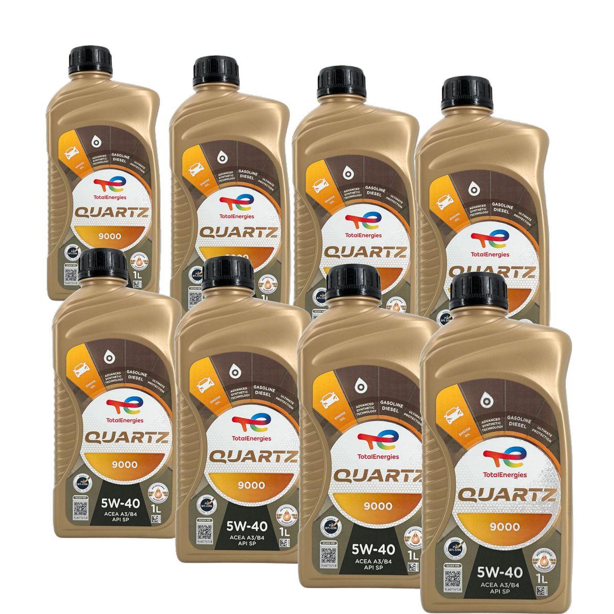 Total Quartz 9000 5W-40 8x1 Liter