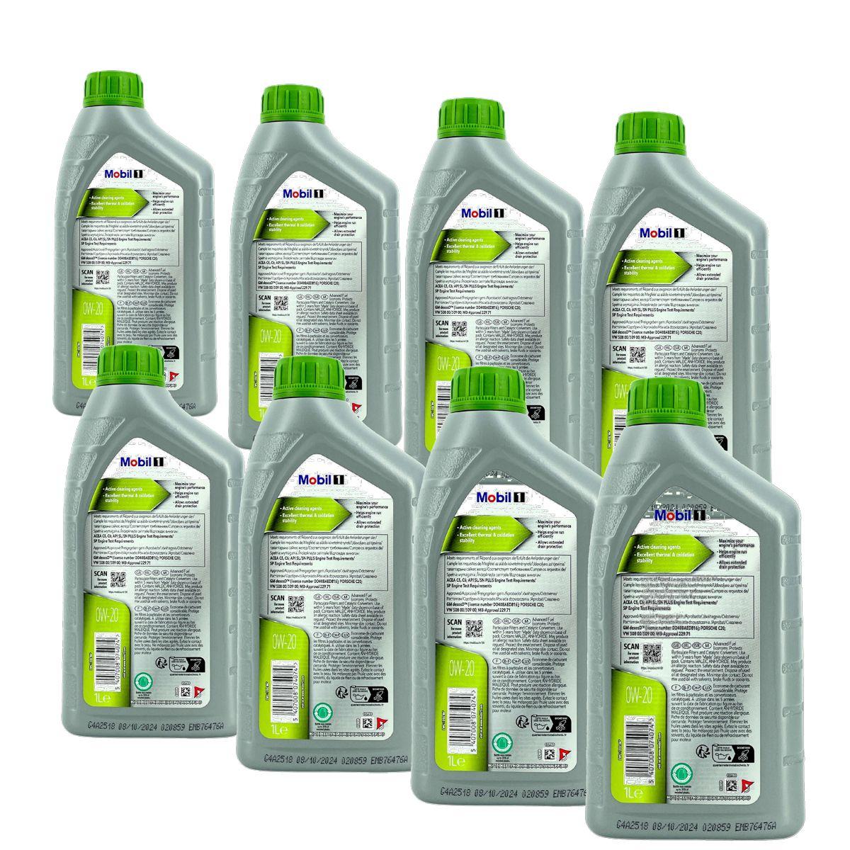 Mobil 1 ESP X2 0W-20 8x1 Liter