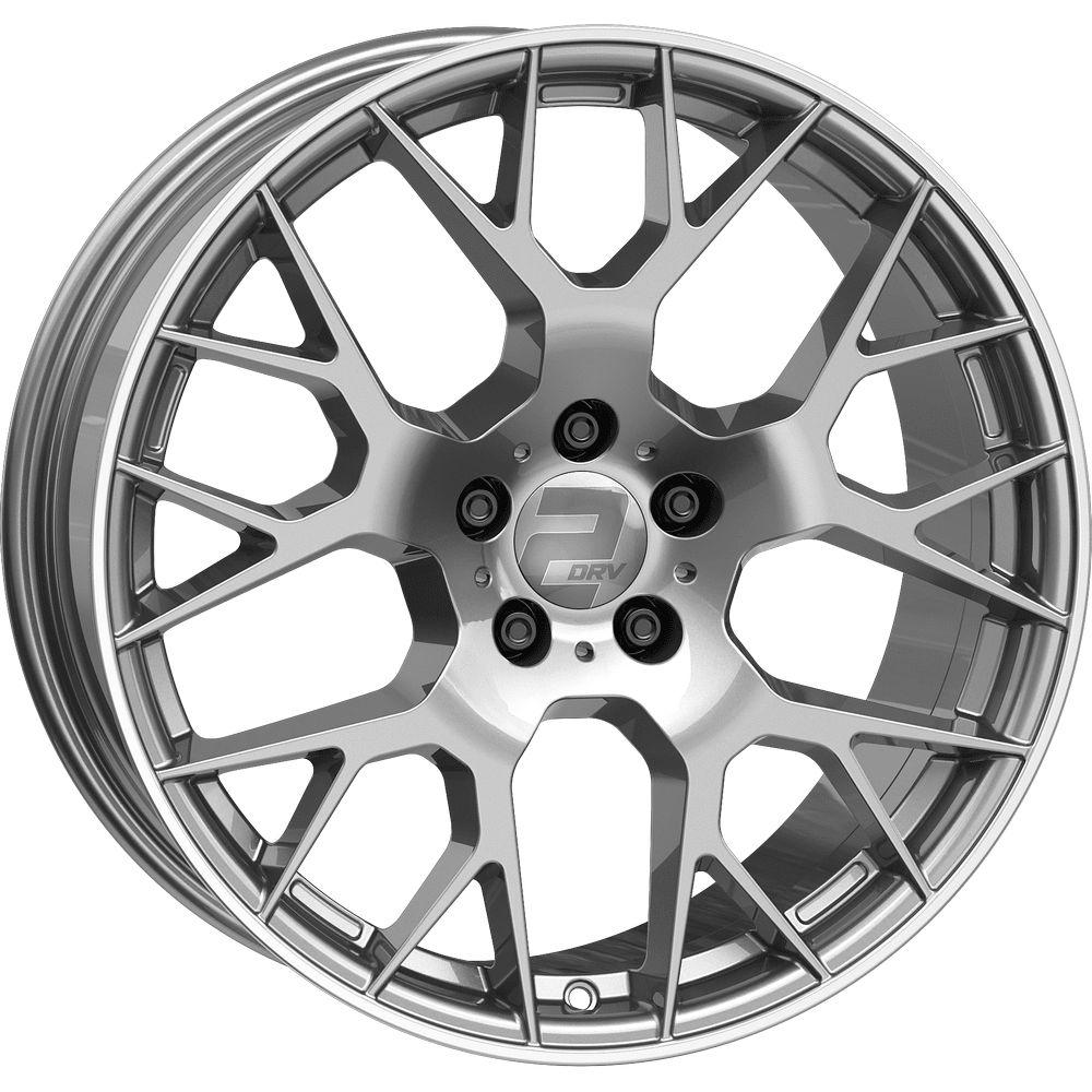 WHEELWORLD-2DRV WH47 Daytona grey glossy with full machined lip 9.0Jx20 5x112 ET30