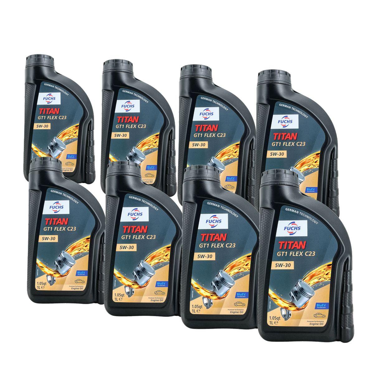 Fuchs Titan GT1 Flex C23 5W-30  8x1 Liter