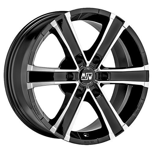 MSW (OZ) SAHARA 6 gloss black full polished 8.0Jx17 6x139.7 ET35