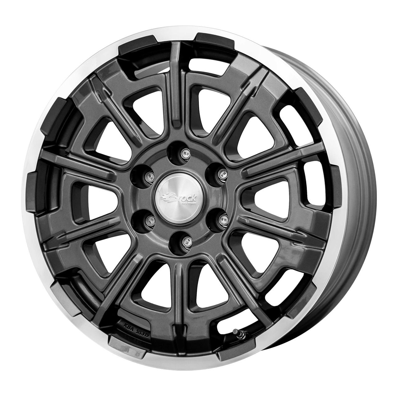 BROCK B45-6L himalaya grey voll-poliert (hgvp) 7.0Jx17 6x139.7 ET55