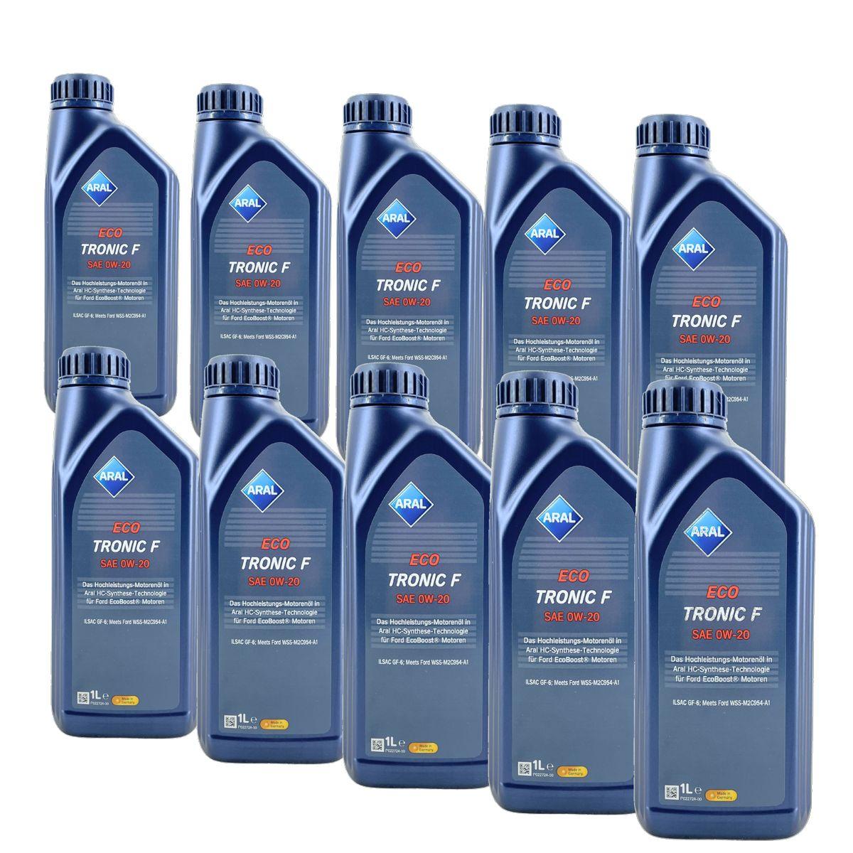 Aral EcoTronic F 0W-20 10x1 Liter