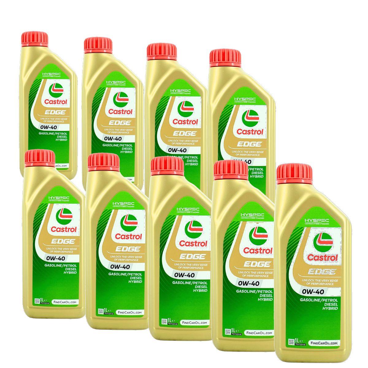 Castrol Edge 0W-40 9x1 Liter