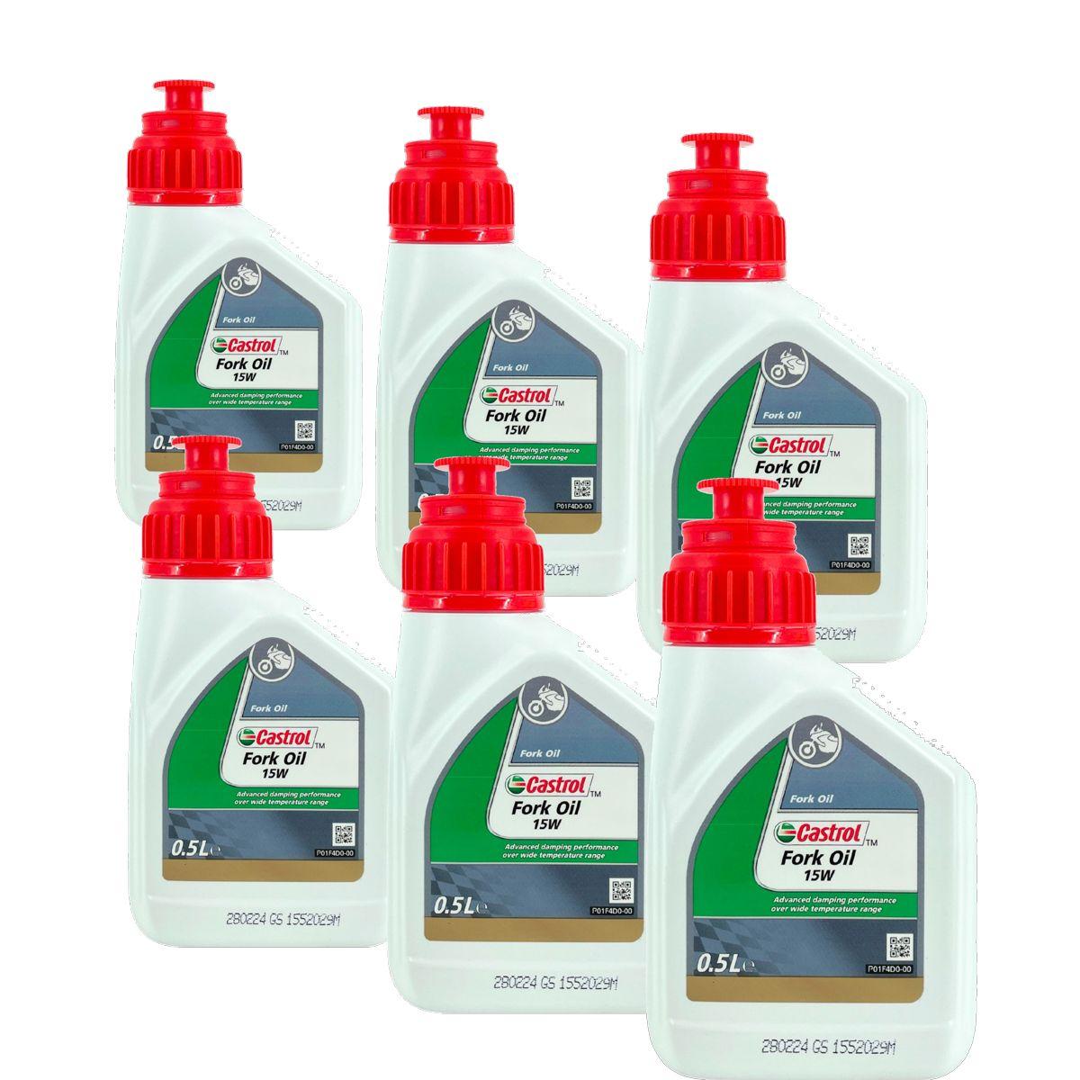 Castrol Fork Oil 15W Gabelöl 6x500 ML