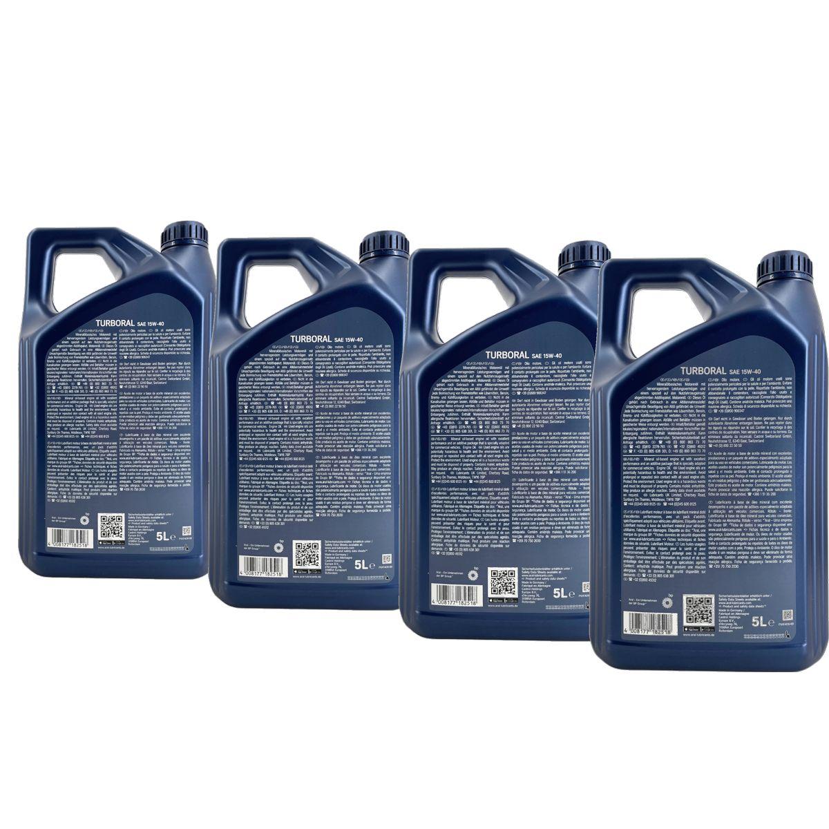 Aral Turboral 15W-40 4x5 Liter