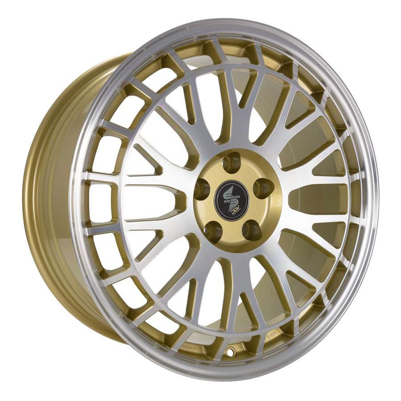 ETABETA UNIT gold lip spokes polish 8.5Jx19 5x112 ET25