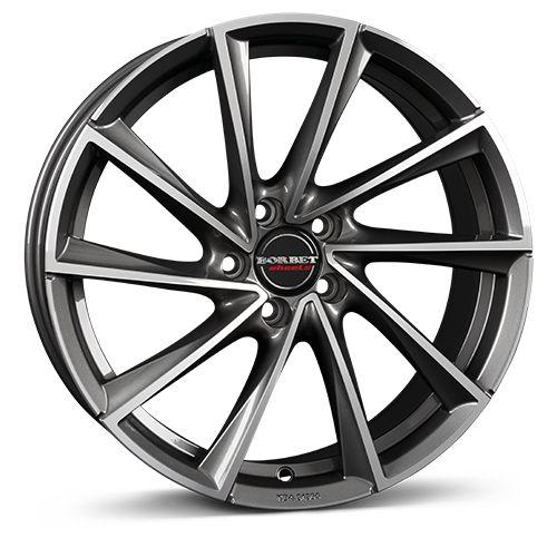 BORBET DESIGN VTX graphit poliert 8.0Jx18 5x112 ET37