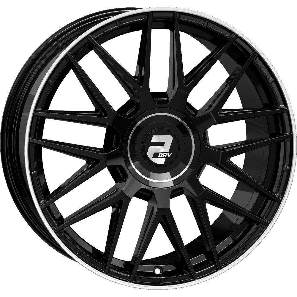WHEELWORLD-2DRV WH43 black glossy painted with full machined lip 9.0Jx20 5x112 ET48