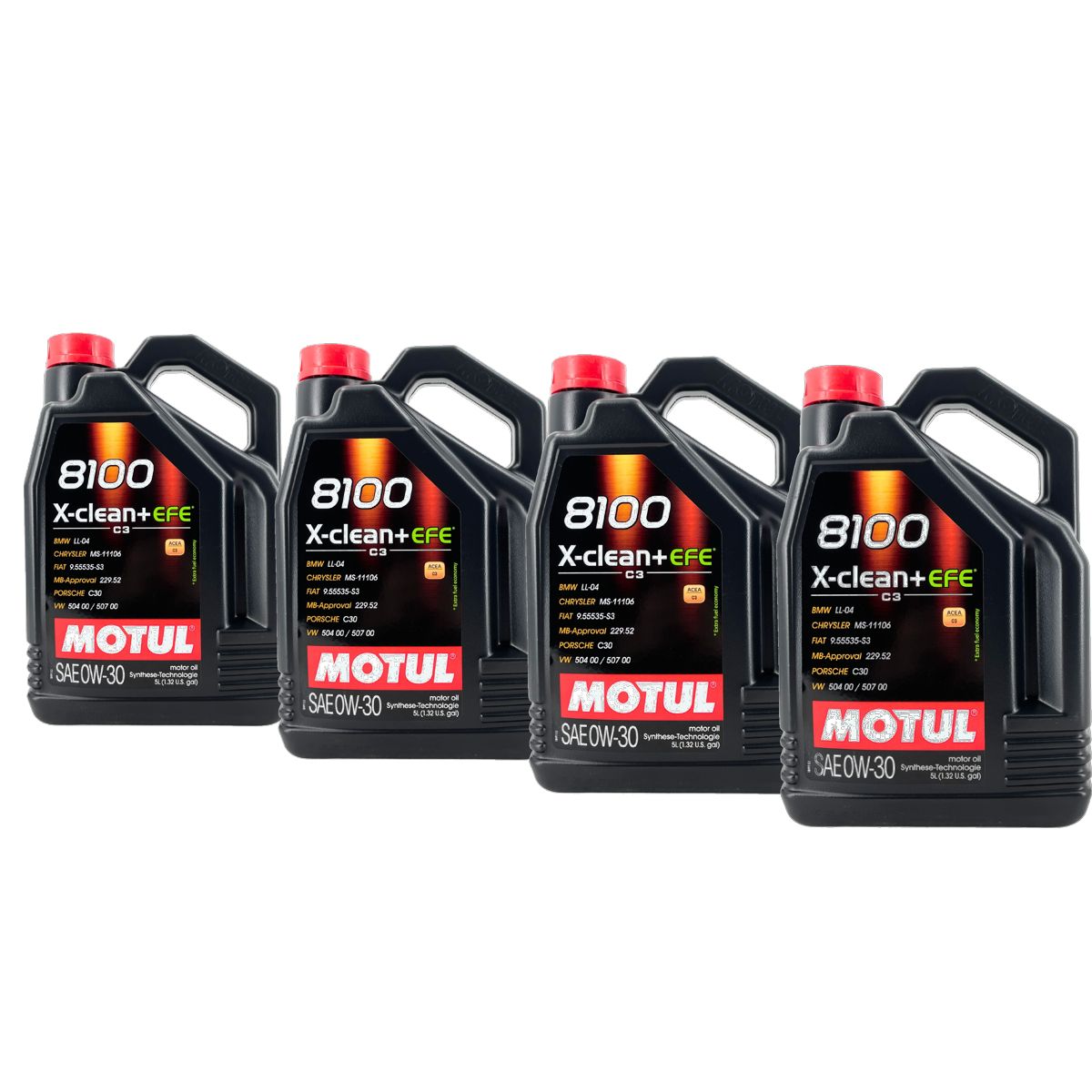 Motul 8100 X-Clean + EFE 0W-30 4x5 Liter