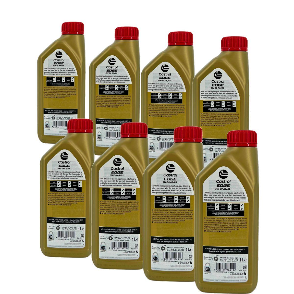 Castrol Edge 5W-30 A5/B5 8x1 Liter