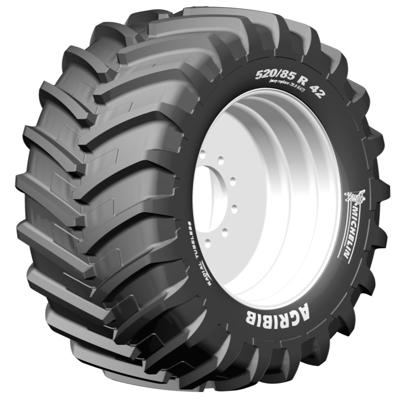 MICHELIN 12.4 R 36 TL 124A8 X M 25 AGRIBIB