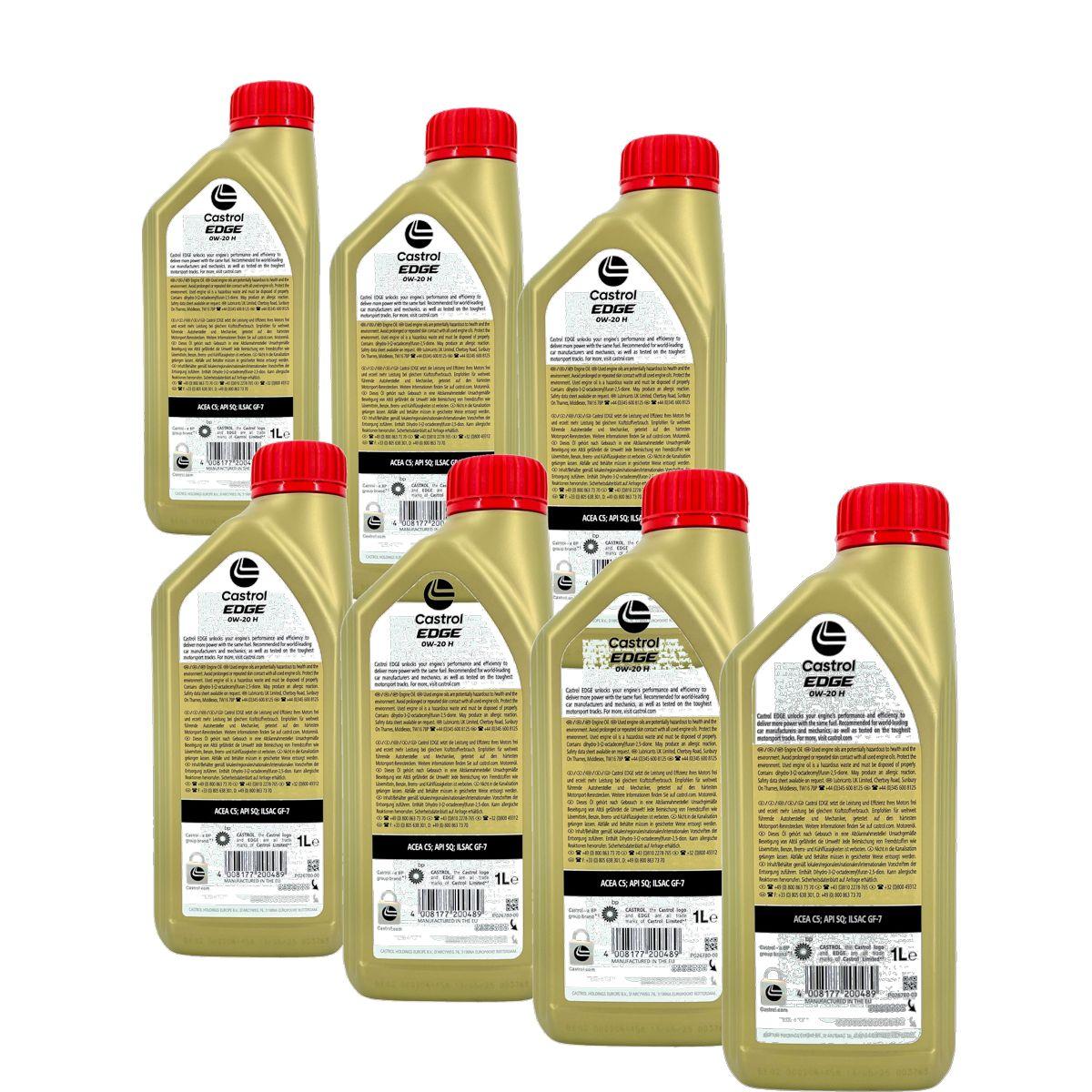Castrol Edge H 0W-20 7x1 Liter