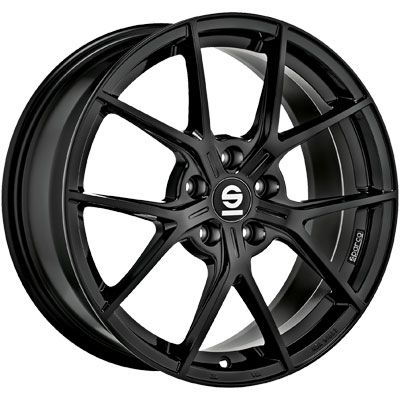 SPARCO PODIO gloss black 8.5Jx19 5x112 ET38