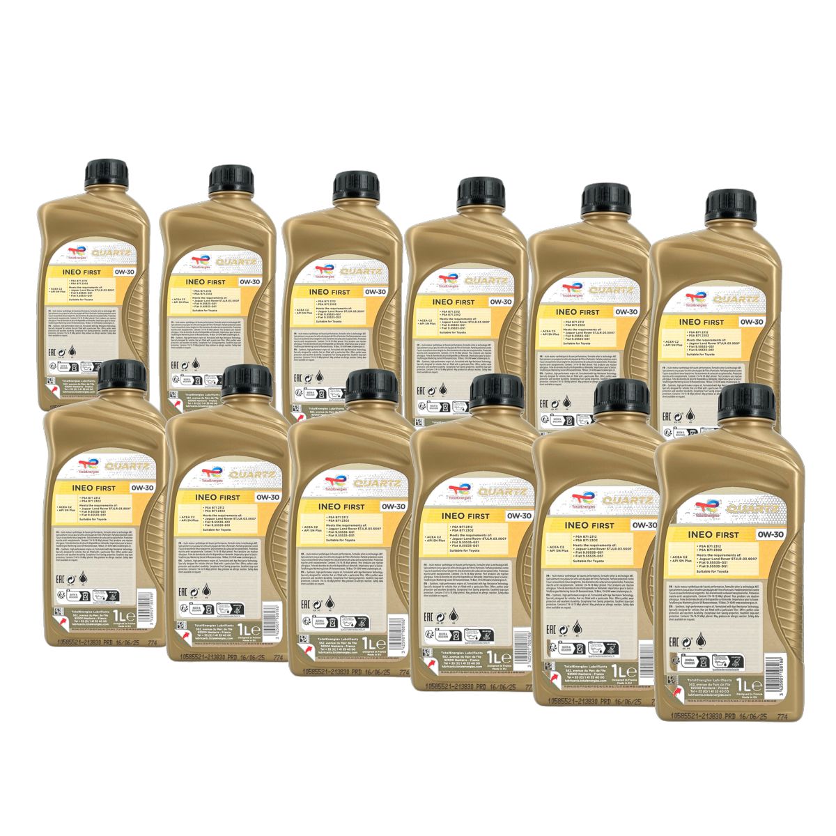 Total Quartz Ineo First 0W-30 12x1 Liter