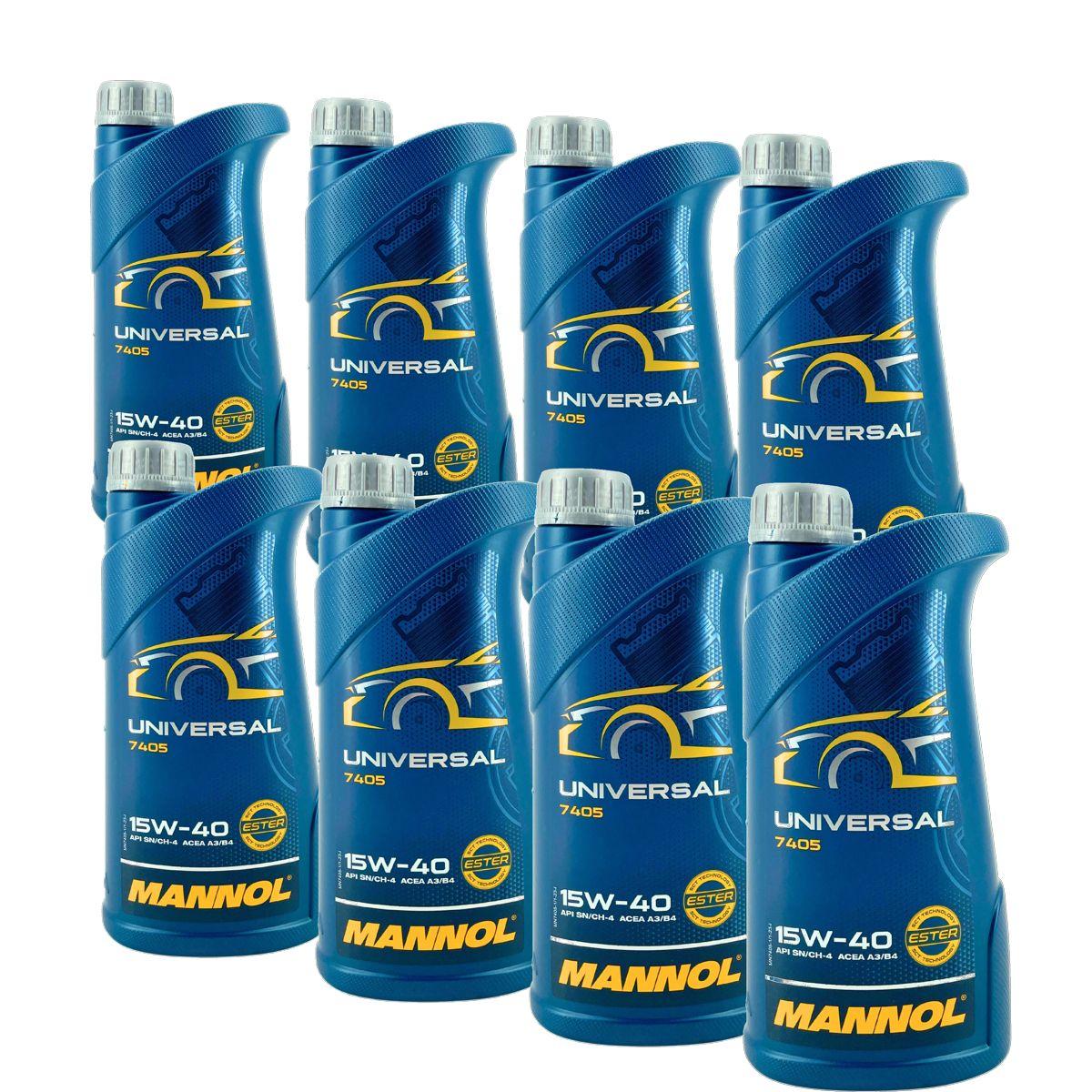 Mannol Universal 15W-40 8x1 Liter