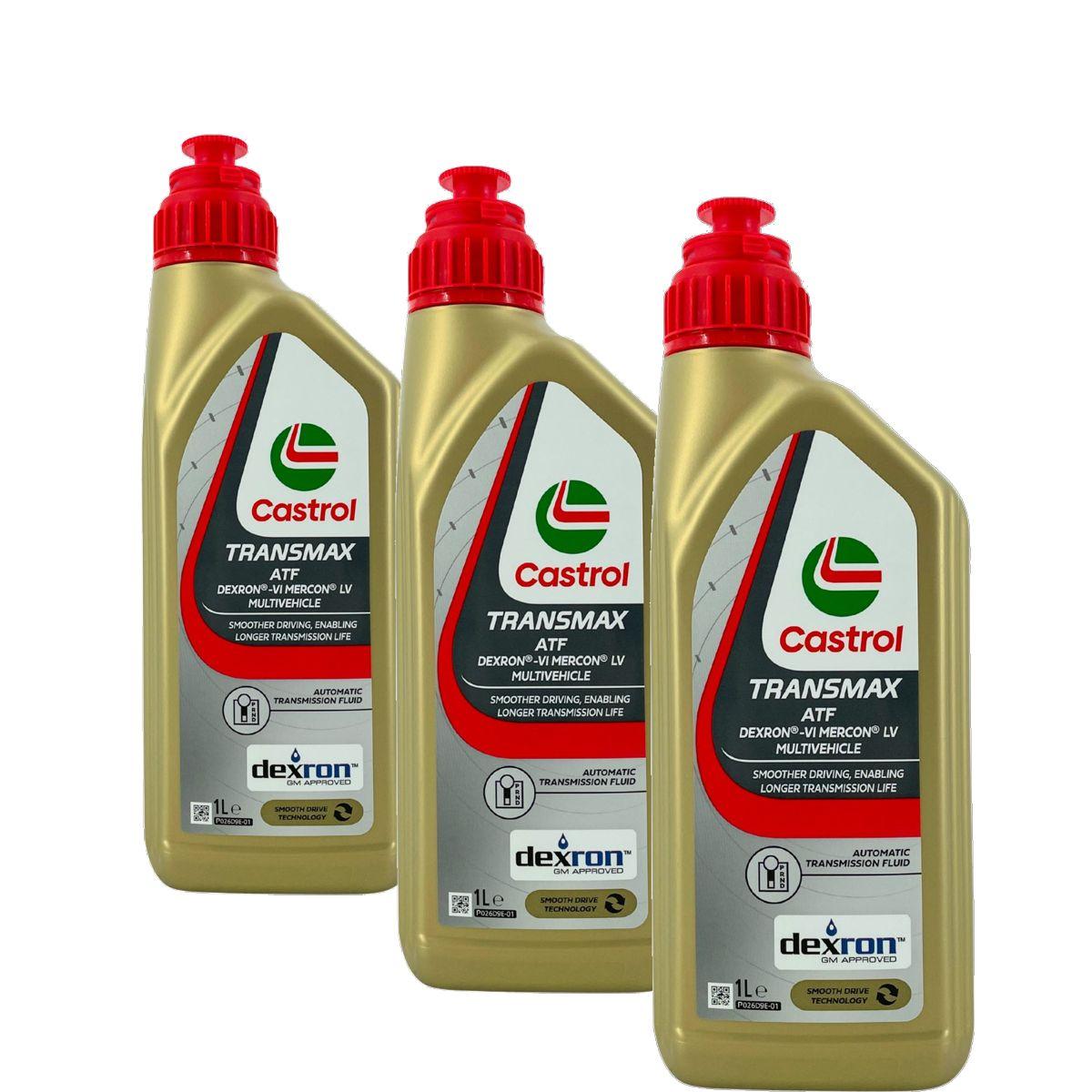 Castrol Transmax ATF Dex/Merc Multivehicle 3x1 Liter
