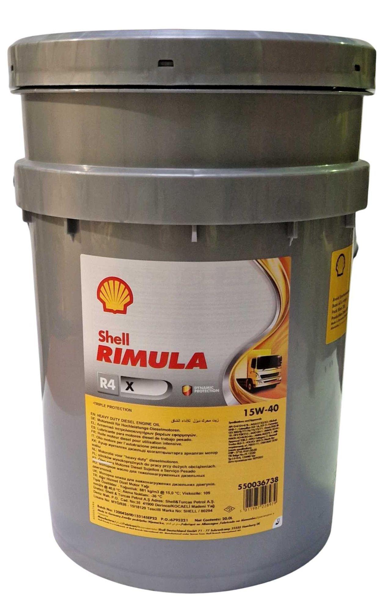 Shell Rimula R4 X 15W-40 20 Liter | R29796069