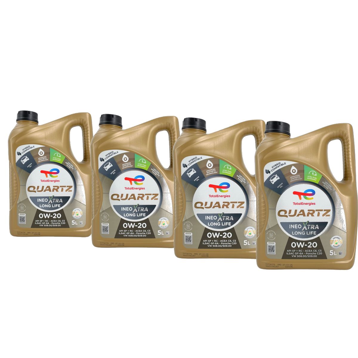 Total Quartz Ineo Xtra Longlife 0W-20 4x5 Liter