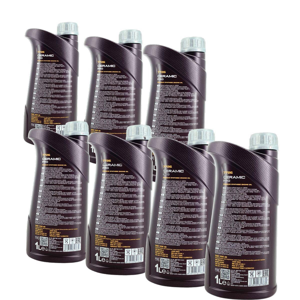 Mannol Ceramic Pro 10W-40 7x1 Liter