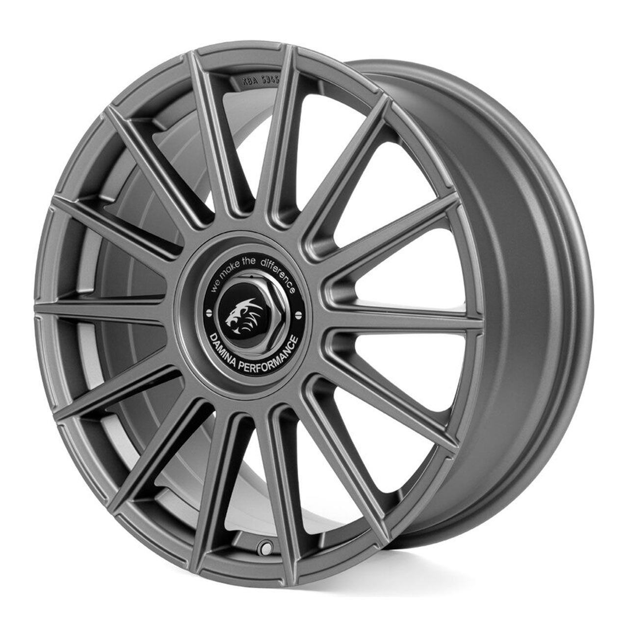 DAMINA PERFORMANCE DM19 grey matt 10.0Jx22 5x130 ET45