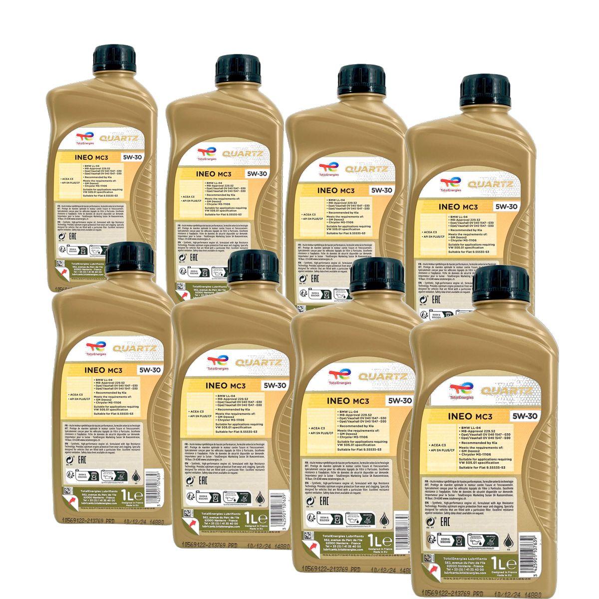 Total Quartz Ineo MC3 5W-30 8x1 Liter