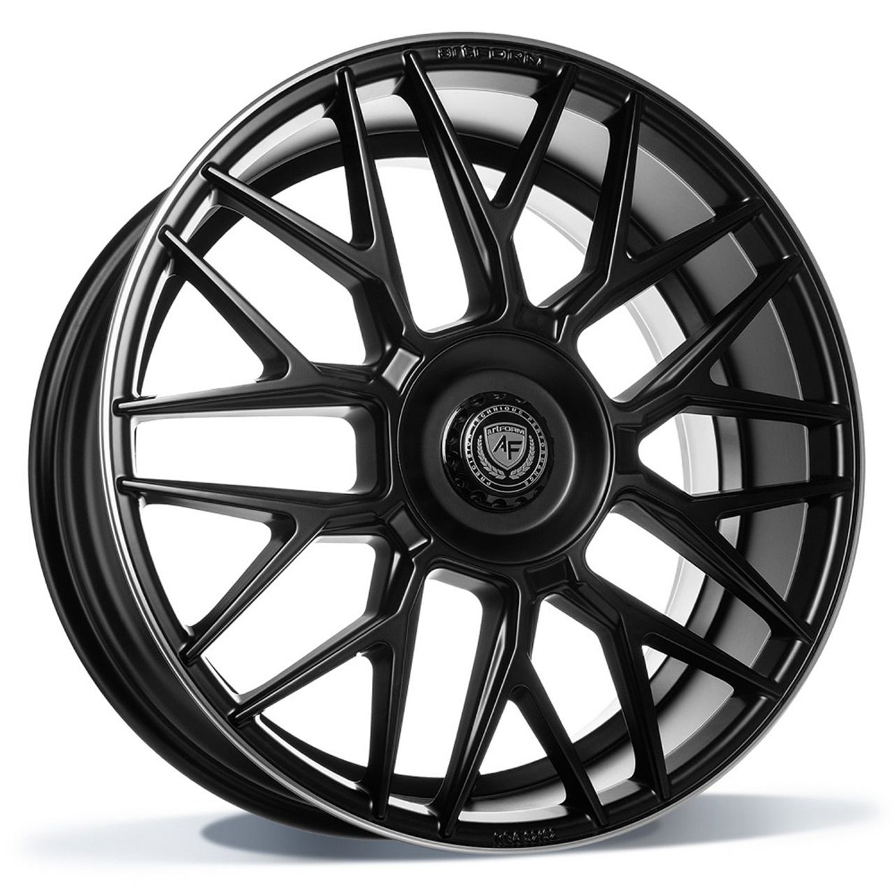 ARTFORM WHEELS AF-801 flat black rim polished 8.5Jx19 5x112 ET30