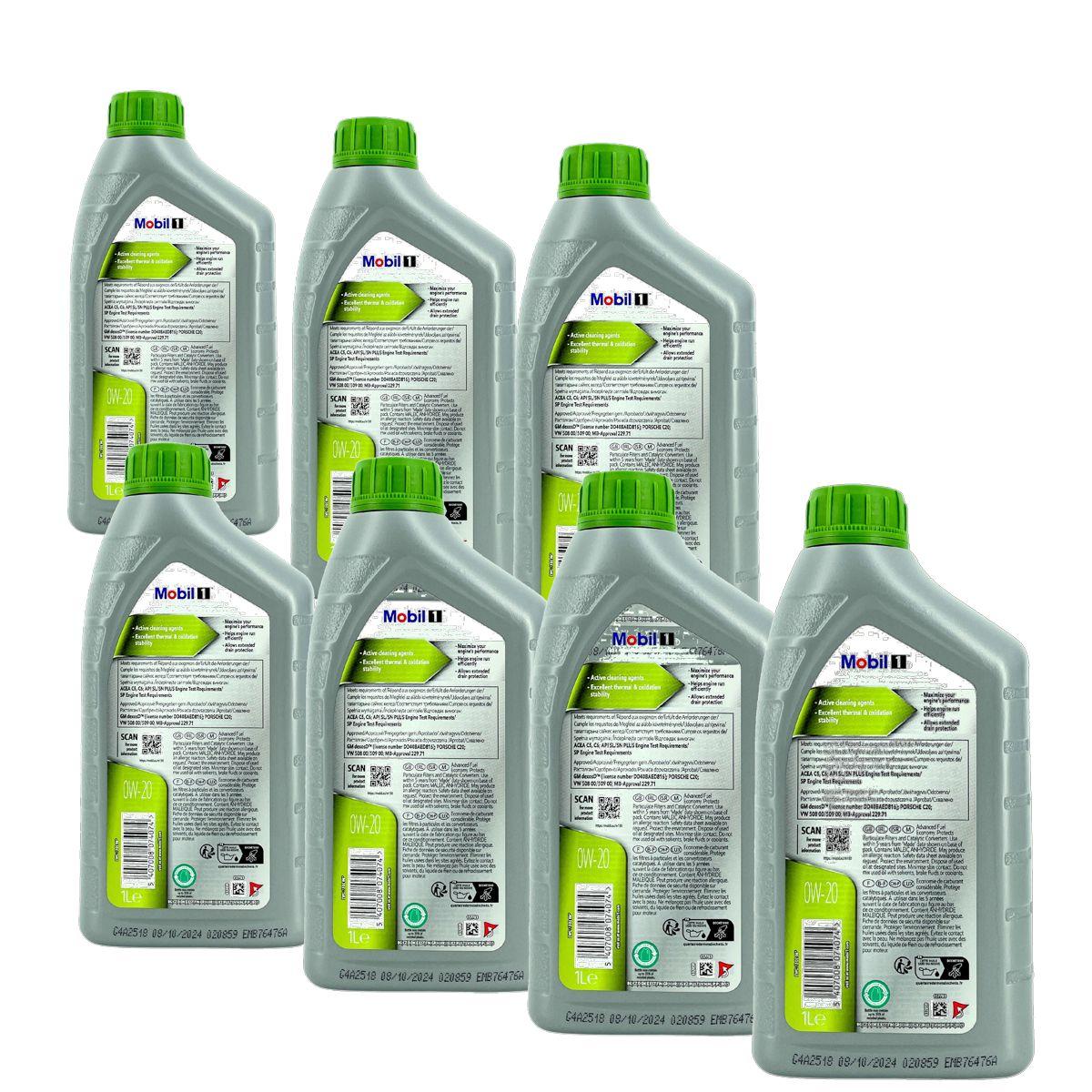 Mobil 1 ESP X2 0W-20 7x1 Liter