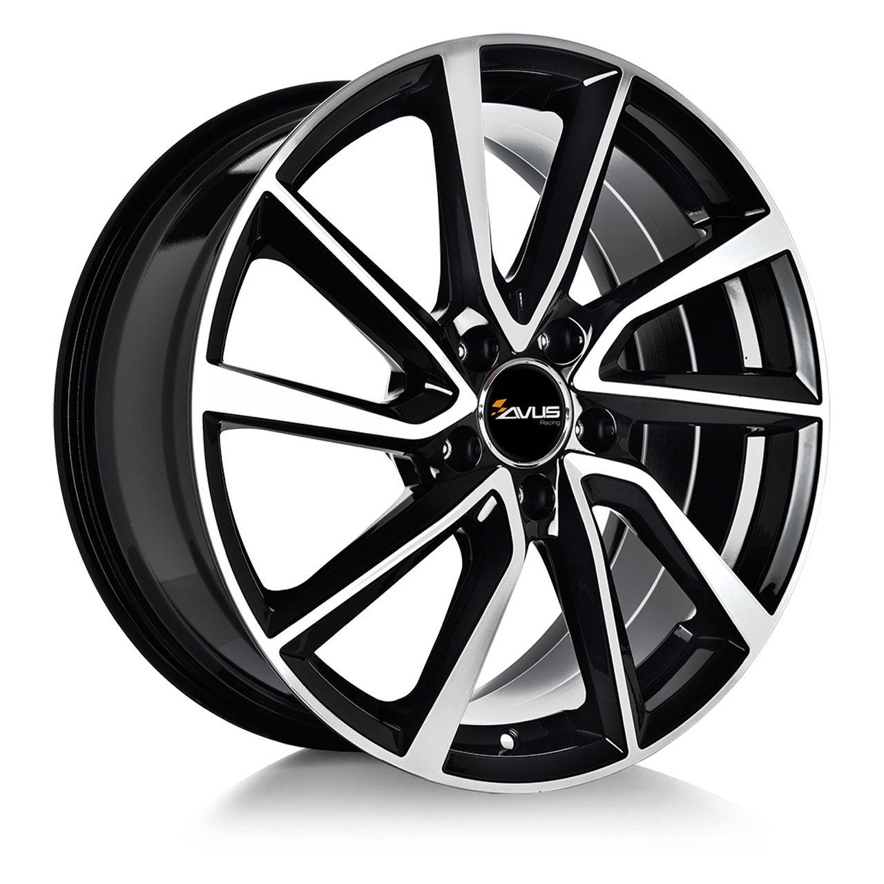 AVUS RACING AC-518 black polished 8.0Jx18 5x112 ET48