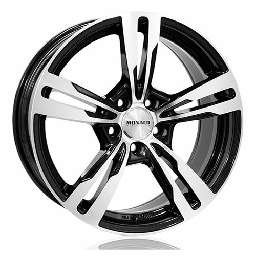 MONACO WHEELS MONACO GP4 black gloss polished 8.0Jx18 5x112 ET45